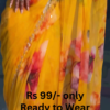 5016-1.png Golden Sunburst Floral Saree with Scalloped Zari Border